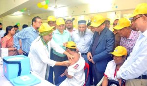 খুলনা বিভাগীয় পর্যায়ে টাইফয়েড কনজুগেট ভ্যাকসিন (টিসিভি) টিকাদান ক্যাম্পেইন