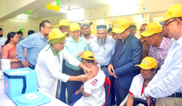 খুলনা বিভাগীয় পর্যায়ে টাইফয়েড কনজুগেট ভ্যাকসিন (টিসিভি) টিকাদান ক্যাম্পেইন