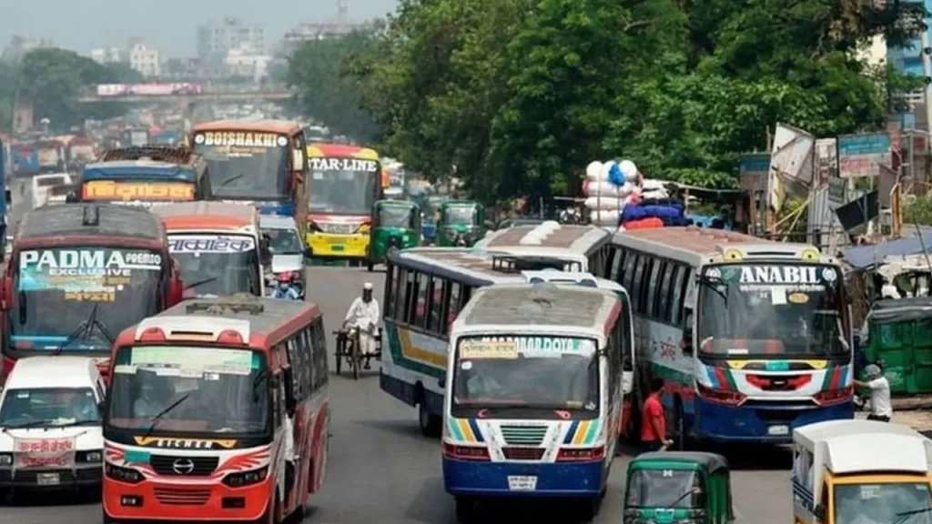বাসের বর্ধিত ভাড়া আজ থেকে কার্যকর