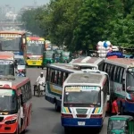 বাসের বর্ধিত ভাড়া আজ থেকে কার্যকর