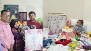 সেই শিশুর জন্য উপহার পাঠালেন প্রধানমন্ত্রী