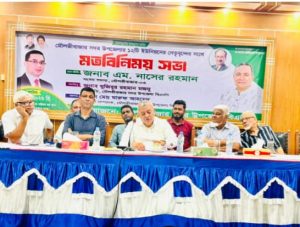 গ্রামীণ অবকাঠামো উন্নয়নে ইউনিয়নভিত্তিক তালিকা তৈরির নির্দেশ: এম নাসের রহমানের