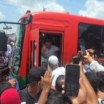 প্রধানমন্ত্রীকে অভ্যর্থনা জানাতে ধর্মমন্ত্রীর নেতৃত্বে মহাসড়কে জনতার ঢল